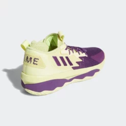 Adidas Performance Dame 8 "4th Quarter K.O" Ανδρικά Παπούτσια για Μπάσκετ YELTIN/GLOPRP/SIGGNR -Ανδρικά Παπούτσια Εκπτώσεις adidas dame 8 5