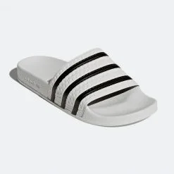Γυναικεία Adidas Originals Adilette Unisex Slides WHITE/NONE/WHITE -Ανδρικά Παπούτσια Εκπτώσεις adidas originals adilette 3