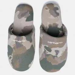 Γυναικεία Carhartt WIP Script Ανδρικές Παντόφλες Camo Tide, Thyme / Wax