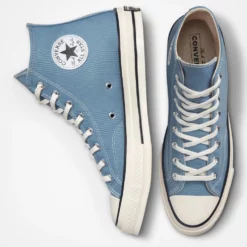 Γυναικεία Converse Chuck 70 Unisex Μποτάκια INDIGO OXIDE/EGRET/BLACK -Ανδρικά Παπούτσια Εκπτώσεις converse chuck 70 recycled rpet canvas 8