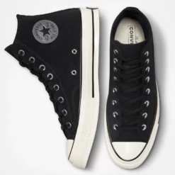 Γυναικεία Converse Chuck 70 Suede BLACK/EGRET/BLACK -Ανδρικά Παπούτσια Εκπτώσεις converse chuck 70 suede 10