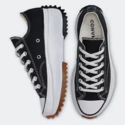 Γυναικεία Converse Run Star Hike Low Top Unisex Παπούτσια BLACK/WHITE/GUM -Ανδρικά Παπούτσια Εκπτώσεις converse run star hike 10