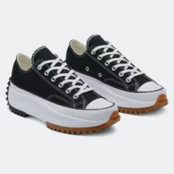 Γυναικεία Converse Run Star Hike Low Top Unisex Παπούτσια BLACK/WHITE/GUM -Ανδρικά Παπούτσια Εκπτώσεις converse run star hike 9