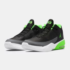 Jordan Max Aura 3 Ανδρικά Μποτάκια για Μπάσκετ BLACK/GREEN STRIKE-COOL GREY-WHITE -Ανδρικά Παπούτσια Εκπτώσεις jordan max aura 3 2