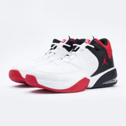 Jordan Max Aura 3 Ανδρικά Μποτάκια για Μπάσκετ WHITE/UNIVERSITY RED-BLACK -Ανδρικά Παπούτσια Εκπτώσεις jordan max aura 3 22