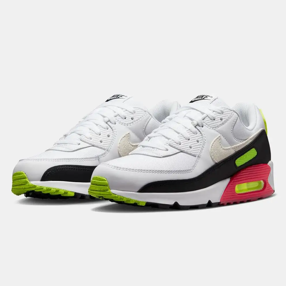 Nike Air Max 90 Ανδρικά Παπούτσια WHITE/BLACK-VOLT-RUSH PINK 4 Nike Air Max 90 Ανδρικά Παπούτσια WHITE/BLACK-VOLT-RUSH PINK - Image 4