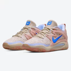 Nike KD15 9th Wonder Ανδρικά Μποτάκια για Μπάσκετ RATTAN/LIGHT MARINE-MEDIUM BLUE -Ανδρικά Παπούτσια Εκπτώσεις nike kd15 19