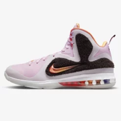 Nike Lebron IX 'King Of LA' Ανδρικά Παπούτσια για Μπάσκετ REGAL PINK/MULTI-COLOR-VELVET BROWN