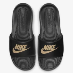 Nike Victori One Ανδρικά Slides BLACK/METALLIC GOLD-BLACK