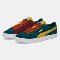 Γυναικεία Puma Suede VTG Teams Ανδρικά Παπούτσια Varsity Green-Mustard Seed-Tangerine -Ανδρικά Παπούτσια Εκπτώσεις puma suede vtg teams 16