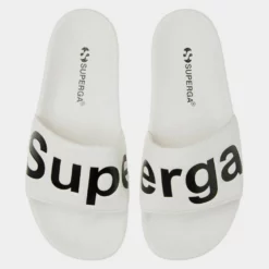 Ανδρικά Superga 1908 Unisex Slides White-Black - White - Black