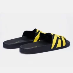 Γυναικεία Superga Logo Unisex Slides Black-Yellow -Ανδρικά Παπούτσια Εκπτώσεις superga slide multicolor logo 12