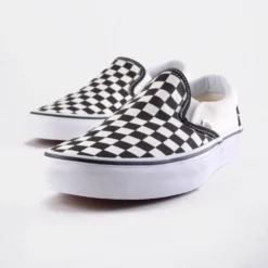 Γυναικεία Vans Classic Slip-On 'Checkerboard' Unisex Παπούτσια BLACK AND WHITE CHECKER/WHITE -Ανδρικά Παπούτσια Εκπτώσεις vans classic slip on 3