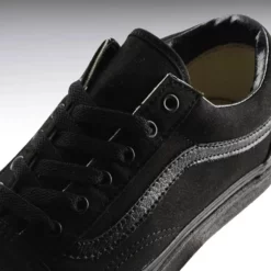 Ανδρικά Vans Old Skool Unisex Παπούτσια BLACK/BLACK (CANVAS) 9 Ανδρικά Vans Old Skool Unisex Παπούτσια BLACK/BLACK (CANVAS) -Ανδρικά Παπούτσια Εκπτώσεις vans old skool 3