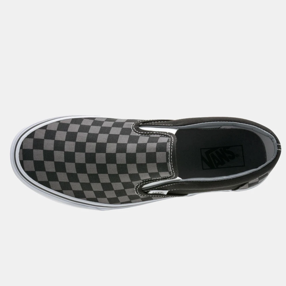 Γυναικεία Vans Classic Slip-On 'Checkerboard' Unisex Παπούτσια Black/Pewter Ch 2 Γυναικεία Vans Classic Slip-On 'Checkerboard' Unisex Παπούτσια Black/Pewter Ch - Image 2