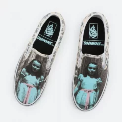 Γυναικεία Vans X Horror Friday The 13th Classic Slip-On Unisex Παπούτσια (TERROR) THE SH -Ανδρικά Παπούτσια Εκπτώσεις vans ua classic slip on terror 3