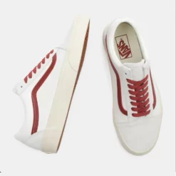 Ανδρικά Vans Ua Old Skool Vint White MARSHMALLOW/TUR -Ανδρικά Παπούτσια Εκπτώσεις vans ua old skool vint white 4
